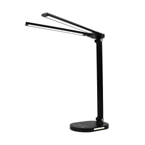 Modern Stylish LED Desk Lamp, Touch Control, 5 Color Modes, 5 Brightness Levels, Aluminum ABS Body, Plastic Shade