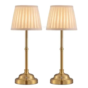 Modern Table Lamp LED Portable USB Touch Switch Night Light Hotel Desk Table Lamp for Living Room Restaurant