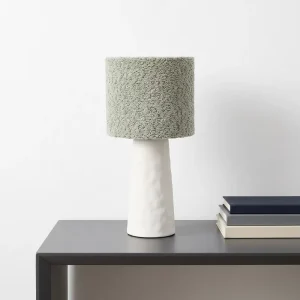 Modern Table Lamps Home Decor Ceramic Desk Lamp Bedroom White Bedside Table Lamp Decoration for Living Room End Table Lamp Beige
