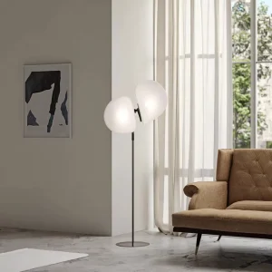 Modern Tall Standing Floor Lamp Metal for Living Room Bedroom
