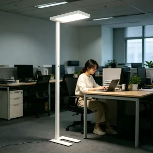 Modern Touch Control Aluminum Floor Lamps for Office Reading High Quality LED 3000K 4000K 6000K Color Temp 3 Year