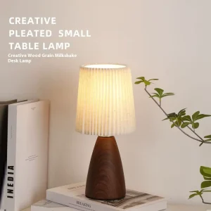 Modern Touch Control LED Table Lamp Fabric Shade Cordless Rechargeable Bedside Lamp for Hotel Wedding Home Decor