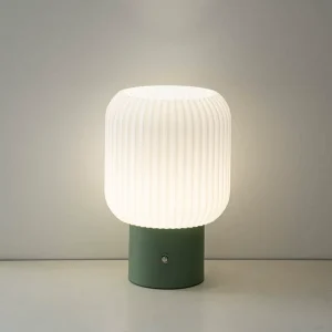 Modern Touch USB Rechargeable Cordless Table Lamp Warm White LED E26 Bulb Iron Decorative PC Plastic for Living Reading Room