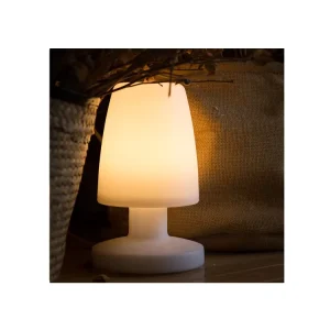 Modern Traditional Rechargeable LED Table Lamp for Home and Hotel Decoration Durable Plastic Body
