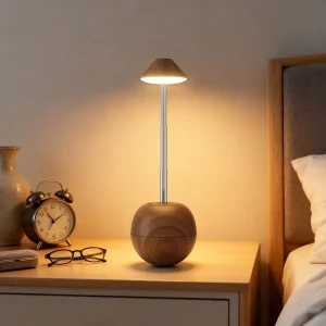 Modern Tumbler Weight Design USB Rechargeable RGB Desk Lamp Height Adjustable Touch Night Lights Bedroom Bedside LED Table Lamp