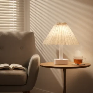 Modern USB Portable LED Desk Lamp Dimmable Multifunctional Table Light for Reading Bedroom Living Room Bedside Study White