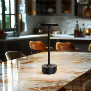 Modern USB Rechargeable DC 5V Aluminum E26 LED Desk Lamp with Battery Touch Control Dimmable Retro Nordic Design