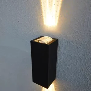 Modern Wall Lamp 18W Simplicity Black Shell Three Beams of Light IP65 LED for Garden Living Room Hotel