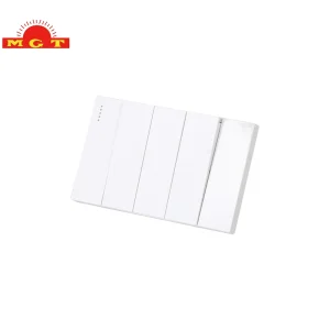 Modern White 3-Gang 1-Way USA Standard Wall Switch