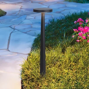 Modern White LED Garden Lights for Outdoor Landscape Paths Water Resistant and Heating IP65 Rating Decorative Lawn Lighting