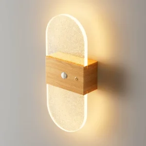 Modern Wireless Induction Motion Night Light Smart Home USB Charging Wall Lamp Stairway Hallway Bedroom Bedside LED Wall Lamp