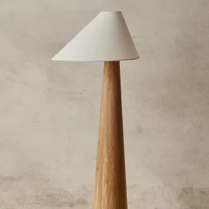 Modern Wooden Style Floor Lamps with Fabric Shade E27 Base Factory Direct for Tea Rooms Living Rooms Bedrooms