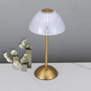 Modern Wrought Iron Pumpkin LED Night Light Bedroom Bedside High End Charging Decorative Tabletop Gift Table Lamp