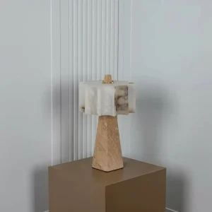 Modern and Fashionable Living Room Bedroom Bedside Lamp Study Hotel Light Luxury Spanish Marble Table Lamp by Designer