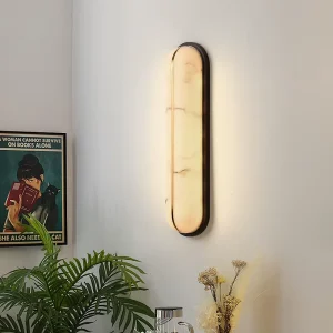 Modern and Simple Style Hotel and Homestay Bedroom Bedside Living Room Corridor Marble Wall Lamp