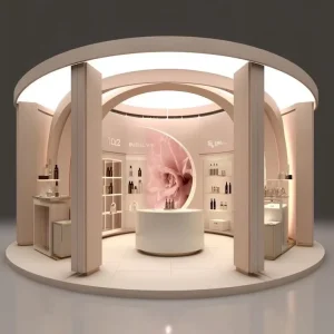 Modular Assembly Exhibition Stand Booth for Pop-Up Store, Mall Event