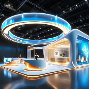 Modular Assembly Exhibition Stand Booth for Pop-Up Store and Mall Event