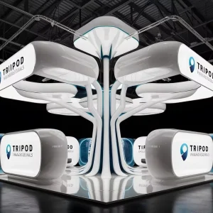 Modular Assembly Exhibition Stand Booth for Pop-Up Store and Mall Event