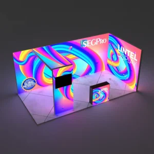 Modular Backlit SEG Fabric Tension Fabric Light Box for Exhibition Booths