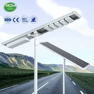 Monocrystalline Silicon PIR Sensor Solar Street Light for Outdoor Use