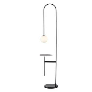 Monotone Minimalist Style Nordic Fashion Iron Modern Floor Lamp with Dimmable Light Black Shade 165cm for Living Room Bedroom