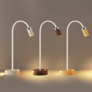 Morden Motion Sensor Wireless Magnetic DIY Adjustable Night Light USB Rechargeable Touch Table Lamp Bedside LED Lights for Home
