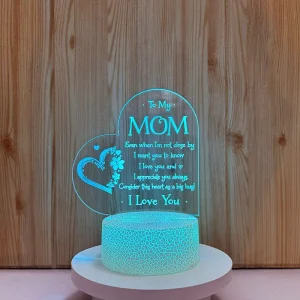 Mother’s Day 3D Lamp Acrylic LED Night Light Home Decoration Nightlight With Touch Switch Best Gift for Mom Fathers Women