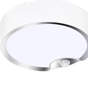 Motion Sensor Battery Operated LED Ceiling Light 400LM IP20 ABS Dimmable Indoor Outdoor