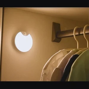 Motion Sensor Bedside Night Light with Soft Glare-Free Light