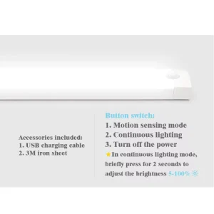 Motion Sensor LED Cabinet Light Dimmable PIR Night Light