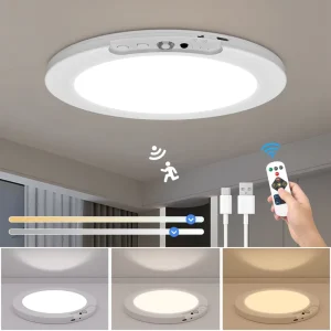 Motion Sensor LED Ceiling Light for Bedroom Kitchen Closet Indoor Use