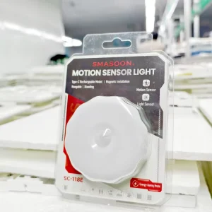 Motion Sensor LED Night Light, Plug-In or USB Rechargeable, Duck Shape, for Bedroom, Kitchen Cabinet or Closet