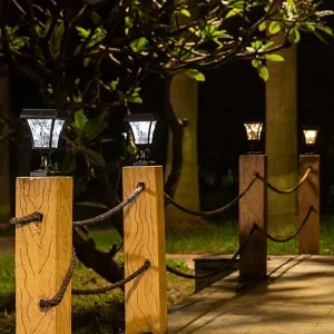 Motion Sensor LED Solar Lamp Waterproof Outdoor Sconce Light for Garden Garage Fence