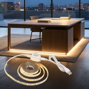 Motion Sensor LED Strip Light 5V USB Flexible Tape for Staircase Hallway Corridor and Step Lighting with Delay Timer