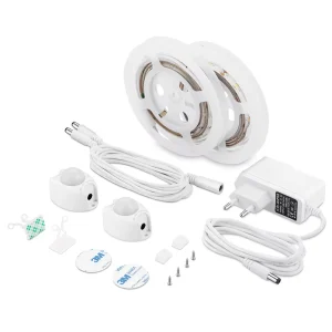 Motion Sensor LED Under-Bed Light with 2 Strip Lights, 3W, 1.2M