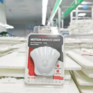 Motion Sensor LED Warm White Plug In Rechargeable Dimmable Night Light for Bedroom