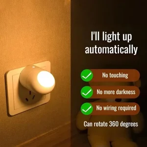 Motion Sensor Night Light with 360-Degree Coverage for Garages