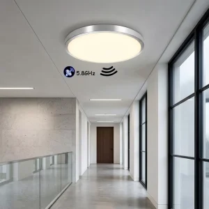 Motion Sensor Pop Ceiling Light 36W Iron Aluminum with 60s Timer for Home Office Bedroom