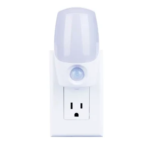 Motion Sensor US EU Plug in Wall Light Housing LED Indoor Dimmable Energy Saving Night Lights
