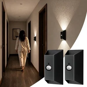 Motion Sensor Wall Light Remote Control Rechargeable 3 Color Temperatures Dimmable Magnetic LED Wall Sconce