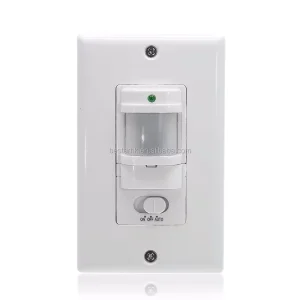 Motion Sensor Wall Switch Auto Sensor Light Switch Remote Control Push Button Switch