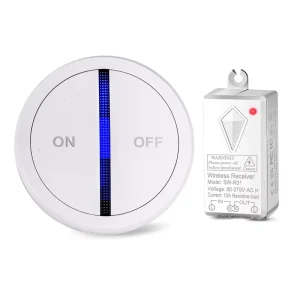Movable Magnetic Wireless Switch, IP66, 10A, RF Remote Control
