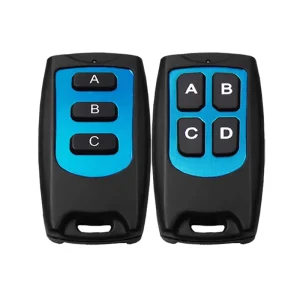 Multi-Channel Slim Waterproof Wireless Remote Transmitter 315M 433MHz Key Fob for Garage Opener Roller Shutter Light Switch