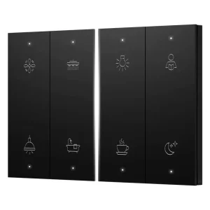 Multi-Control Smart Zigbee Wall Switch 1/2/3 Gang Home and Hotel Italy Standard
