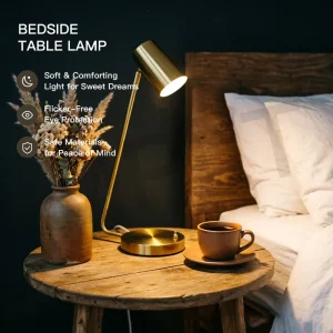 Multi Functional Rotatable Industrial Adjustable Iron Table Lamp for Home Decor Office Desk Reading Nook Multi Angle Light