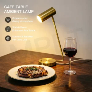 Multi Functional Rotatable Iron Desk Lamp Suitable for Hotel Guest Rooms Offices Learning Areas Warm Light Eye Protection Design
