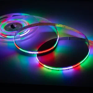 Multi-Point Synchronized Addressable COB LED Strip 2814 IC SPI Control for Large-Scale Interactive Art Installation Lighting