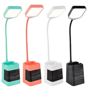 Multifunctional 3 Colors Light Modes 5000K Daylight Touch Control Table Led Night Light Desk Lamp Wireless Charger