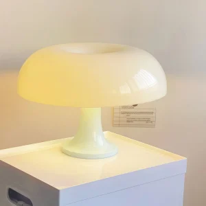 Mushroom Table Lamp and Bedside Night Light for Bedroom or Study