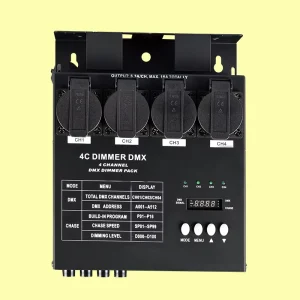 NEBULA 4 CH Channel DMX Digital Dimmer Switch Control Socket Dimmer Pack
